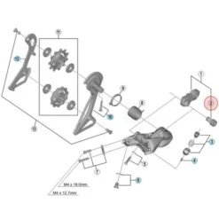 Axe De Fixation De Dérailleur Arrière Shimano Dura Ace RD-R91000 - Direct Mount -Promos Cyclibre Magasin axe de fixation de derailleur arriere shimano dura ace rd r91000 direct mount 1