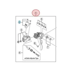 Bras De Levier Shimano Sora ST-3503 - Droit