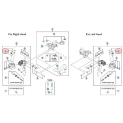 Capot Frontal Manette Shimano Tiagra ST-4600