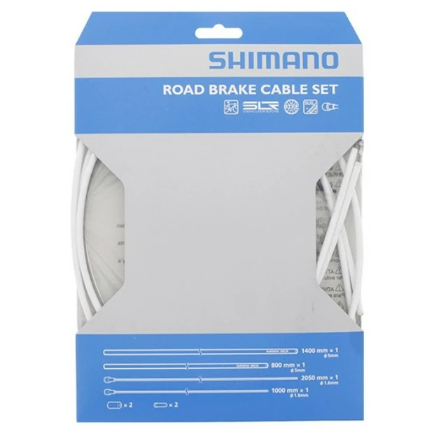 Kit Câblerie Frein Route PTFE Shimano - Blanc 3 Kit Câblerie Frein Route PTFE Shimano - Blanc